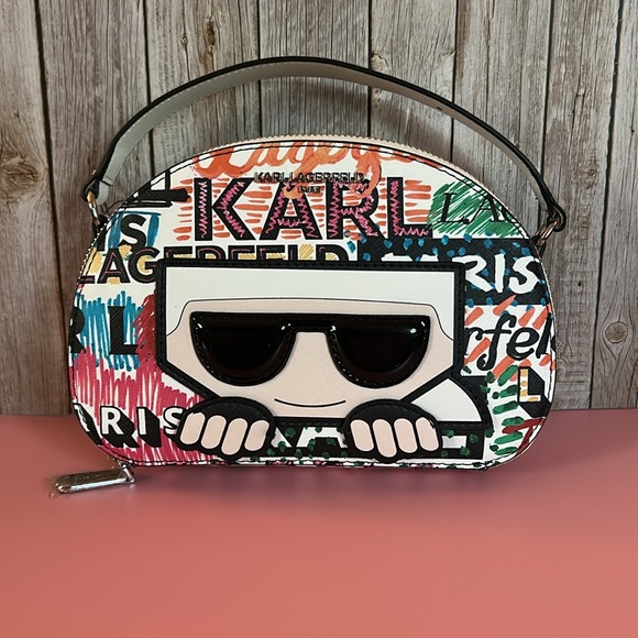 Karl Lagerfeld Handbags - 🎁 NWT Karl Lagerfeld Crossbody Graffiti Bag